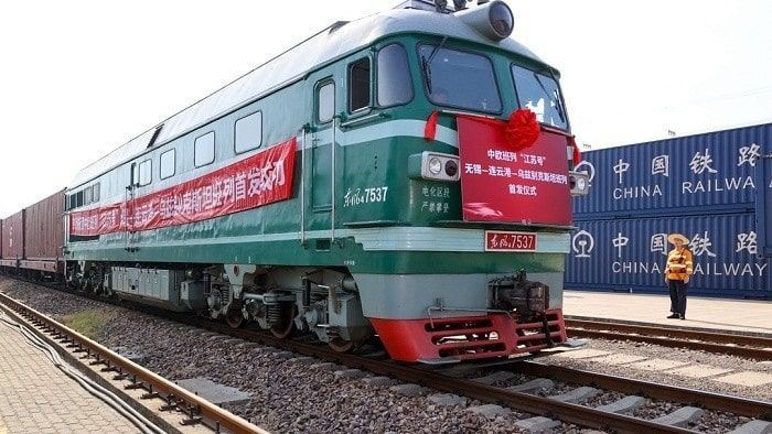 Запущен новый грузовой ж/д маршрут из Китая в Центральную Азию