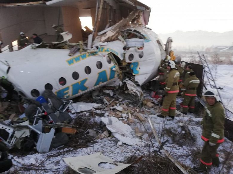 МАК представил видео падения самолета Bek Air: что показала визуализация 
