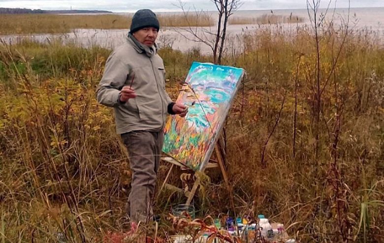 Узбекские цвета на берегах Невы: художника из Самарканда впечатлил Петербург