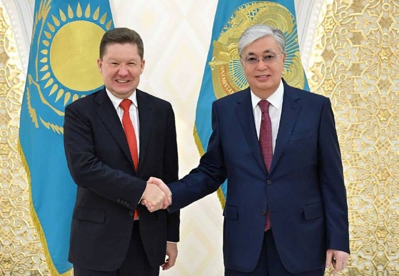 Президент Казахстана и председатель «Газпрома» обсудили новые проекты в газовой отрасли