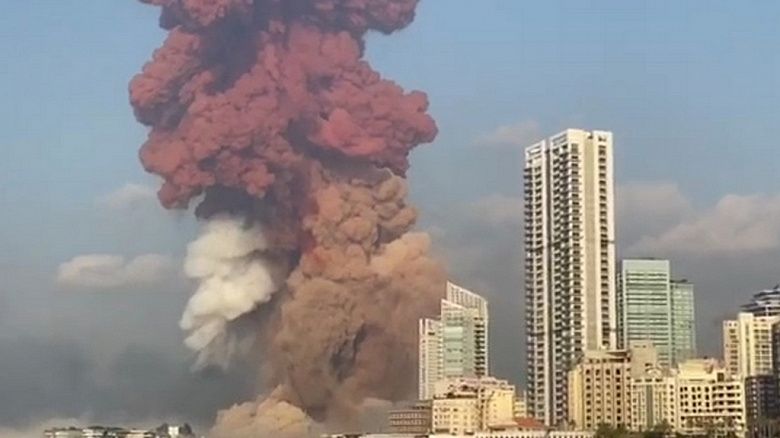 В Бейруте прогремел мощный взрыв – видео
